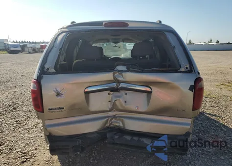 2002 Chrysler Town & Country Lx из США, поврежденный, VIN 2C4GP44362R793349